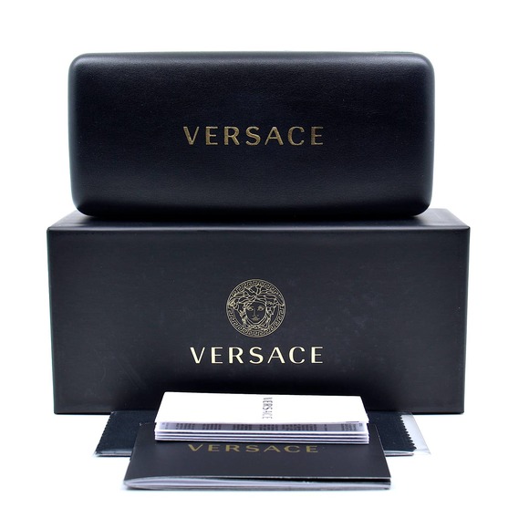 NEW VERSACE VE2251 1001/2 GUNMETAL GREEN SUNGLASSES - Picture 10 of 10